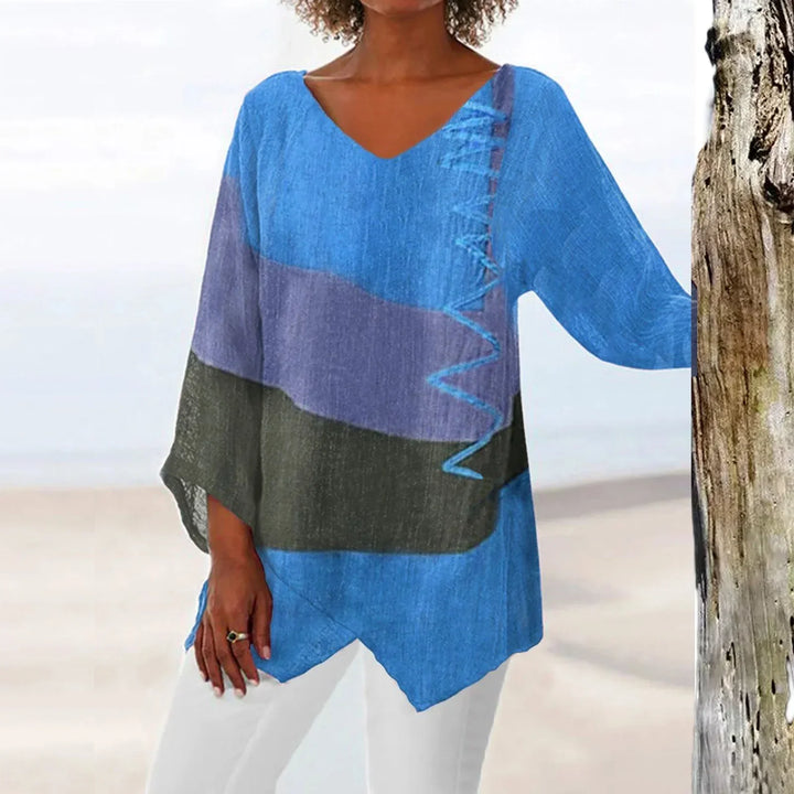 MAXINE | LOOSE-FIT LONG-SLEEVED TOP