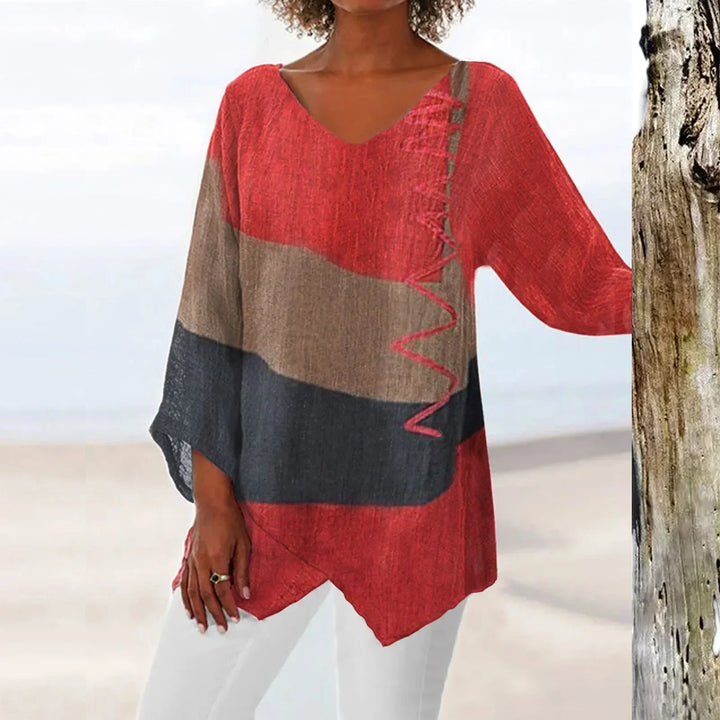 MAXINE | LOOSE-FIT LONG-SLEEVED TOP
