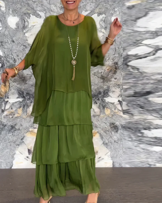 ADELE | ELEGANT FLUID MAXI DRESS