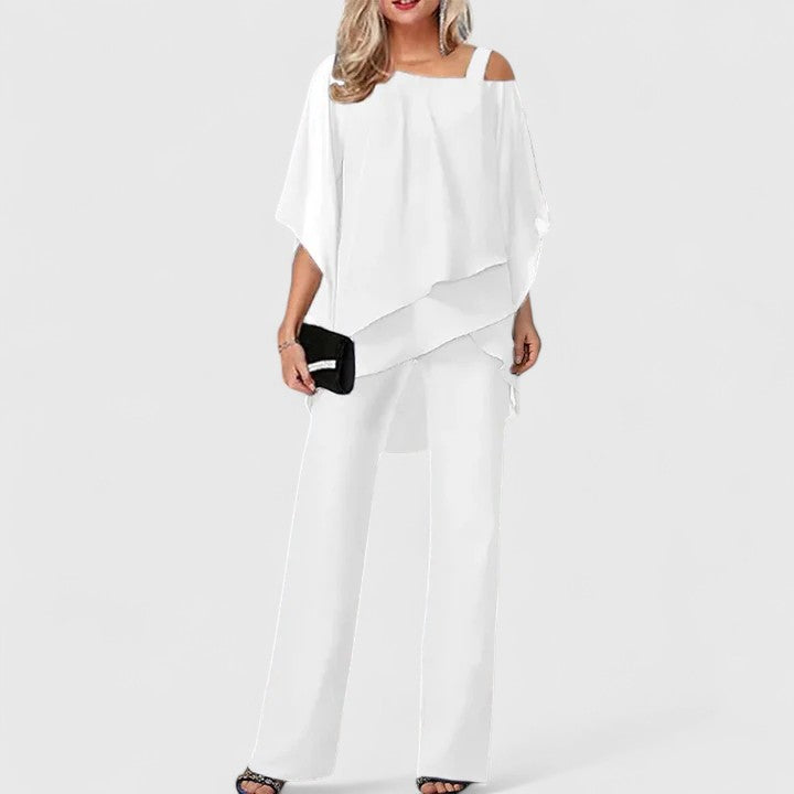 SERENITY | ELEGANT TWO-PIECE PANT SET