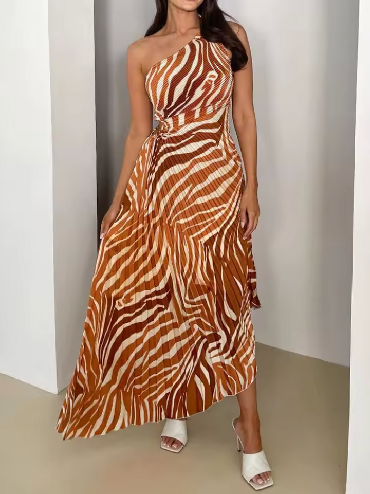 ADELINE | VIBRANT TROPICAL EVENING DRESS