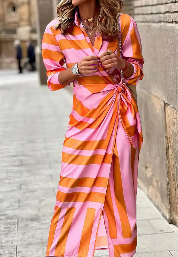 AMELIA | PRINTED WRAP DRESS