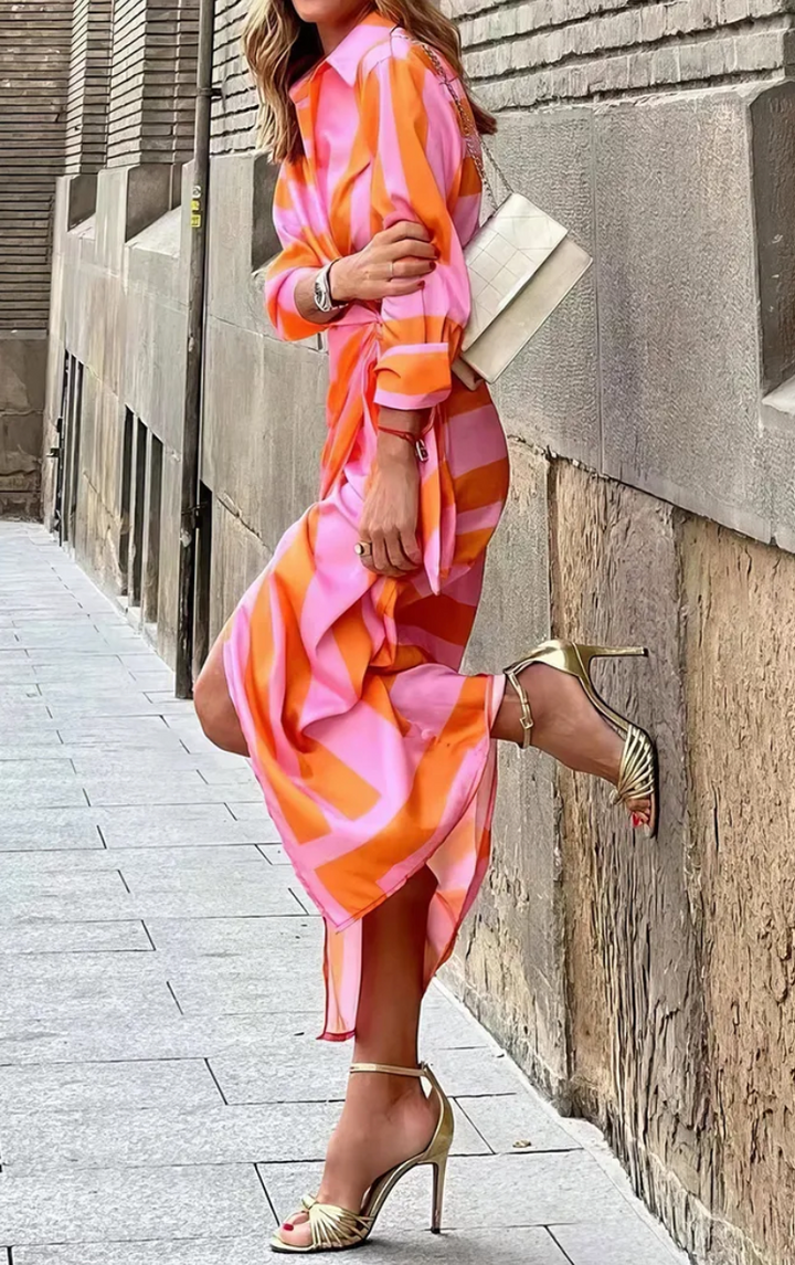 AMELIA | PRINTED WRAP DRESS