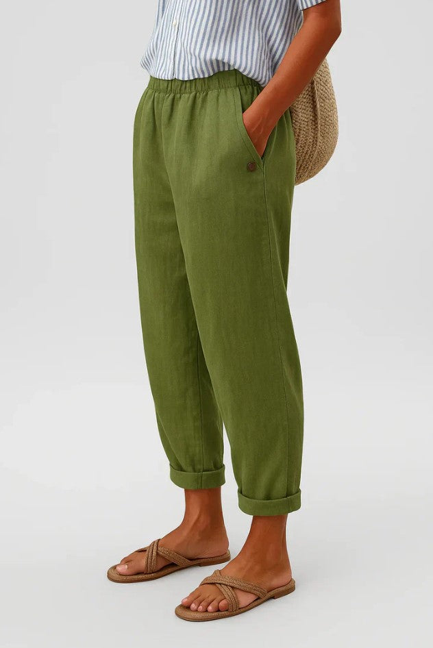 ROMINA | TIMELESS LINEN-COTTON TROUSERS