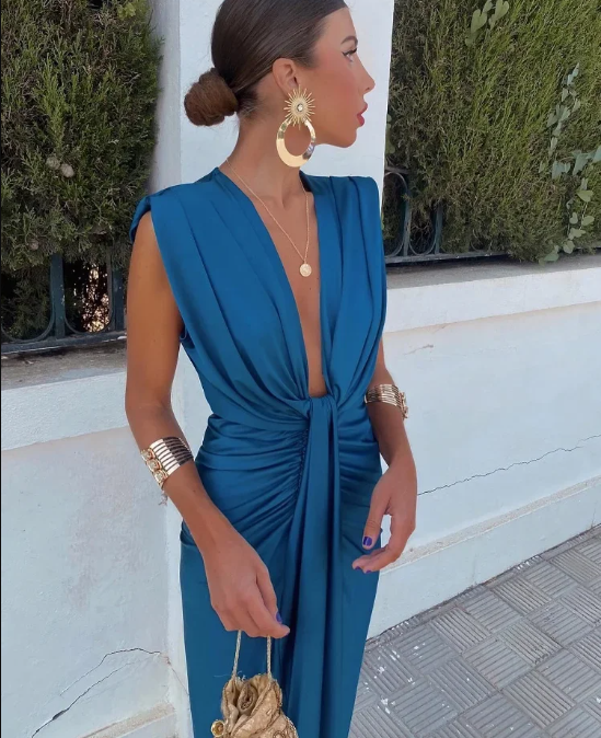 SOPHIA | ELEGANT PLEATED DRESS