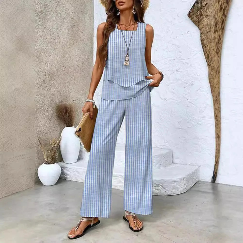CECILE | LIGHT &amp; ELEGANT TWO-PIECE SUMMER SUIT