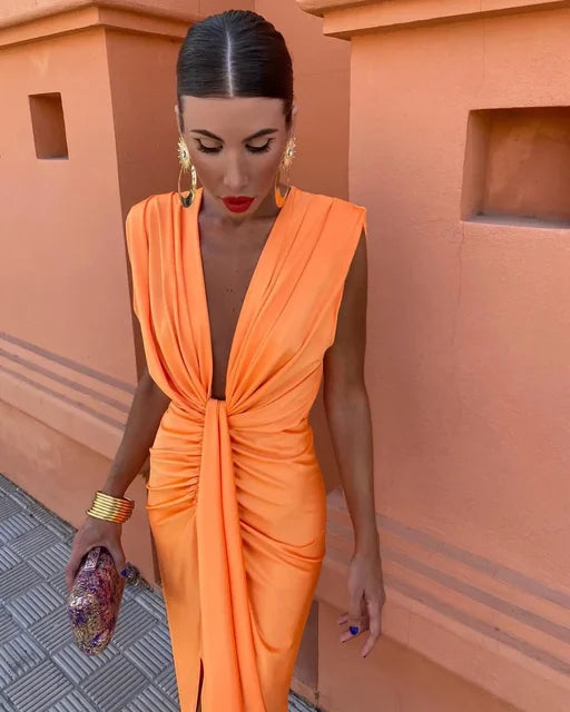 SOPHIA | ELEGANT PLEATED DRESS