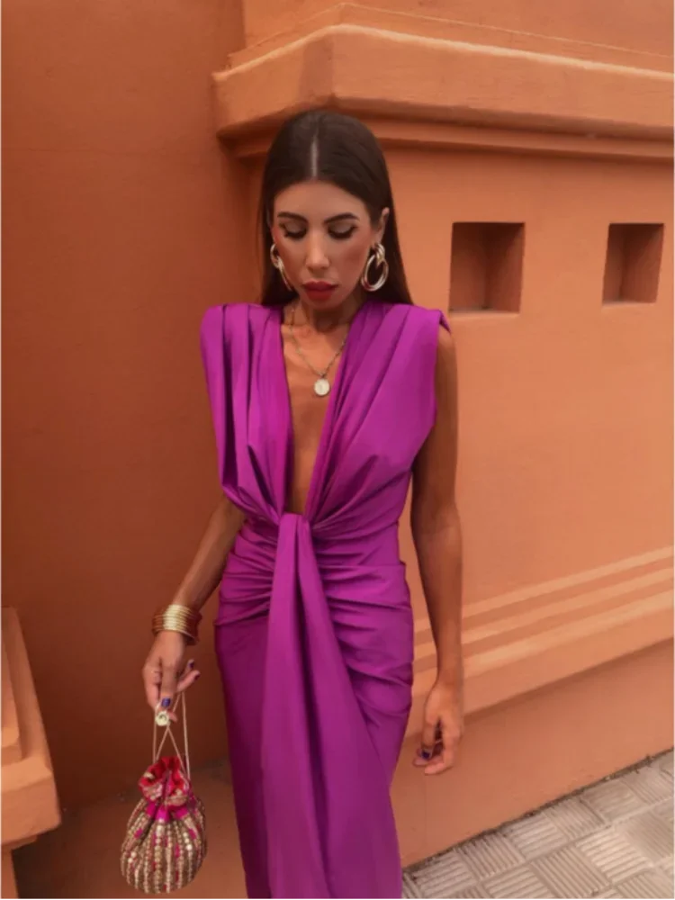 SOPHIA | ELEGANT PLEATED DRESS