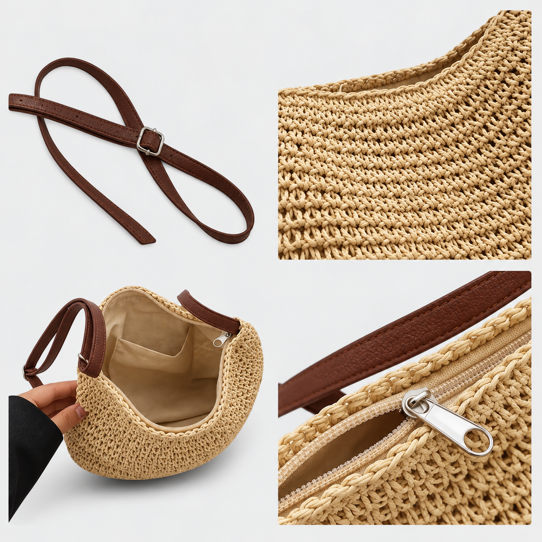 KATHY | WOVEN SHOULDER BAG