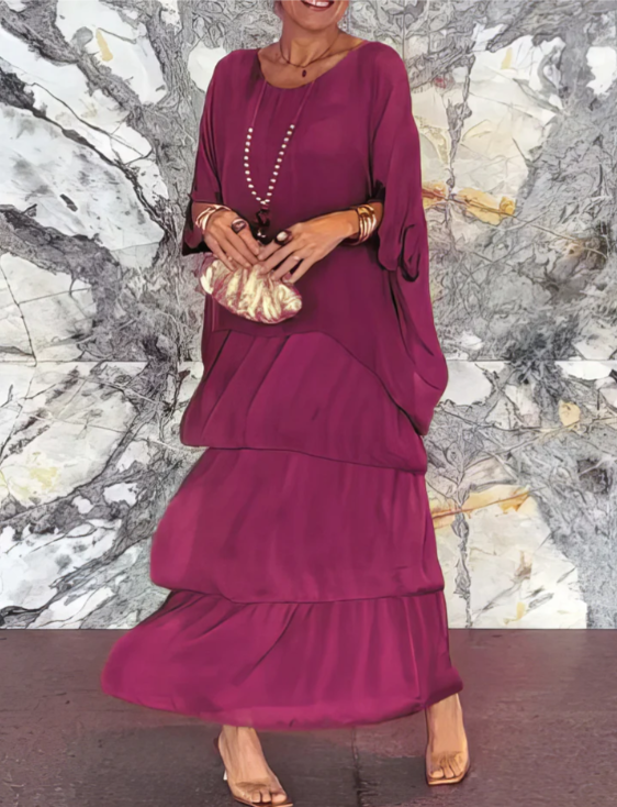 ADELE | ELEGANT FLUID MAXI DRESS