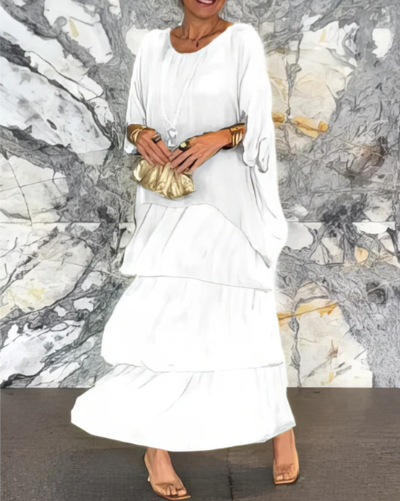 ADELE | ELEGANT FLUID MAXI DRESS