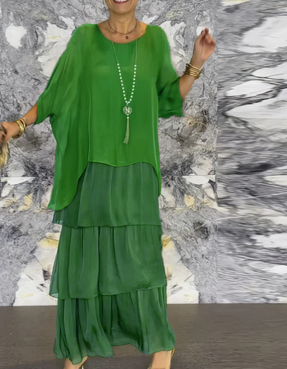 ADELE | ELEGANT FLUID MAXI DRESS