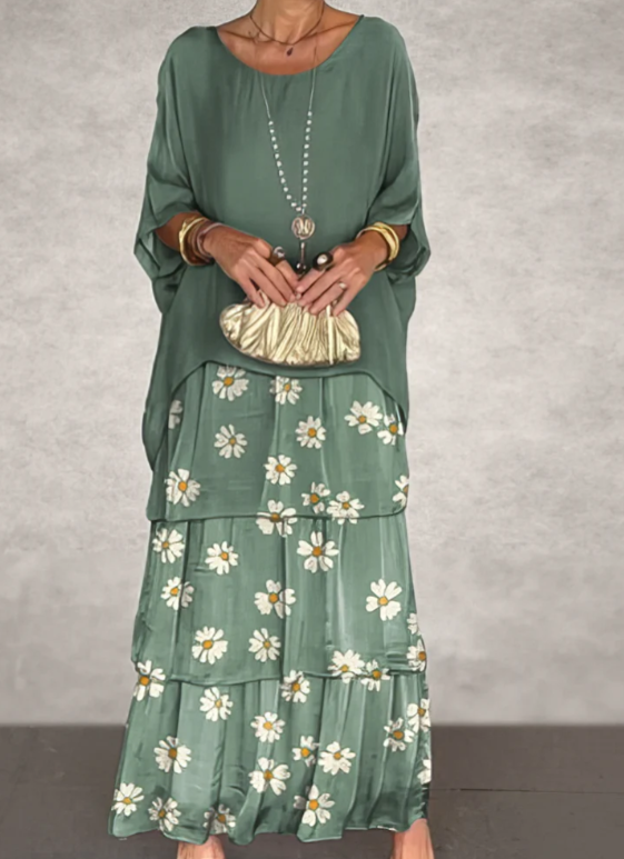 ADELE | ELEGANT FLUID MAXI DRESS