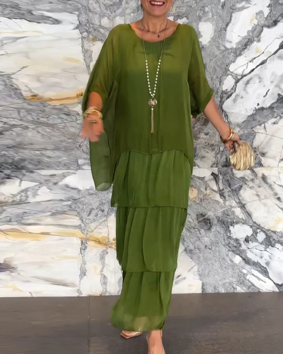 ADELE | ELEGANT FLUID MAXI DRESS