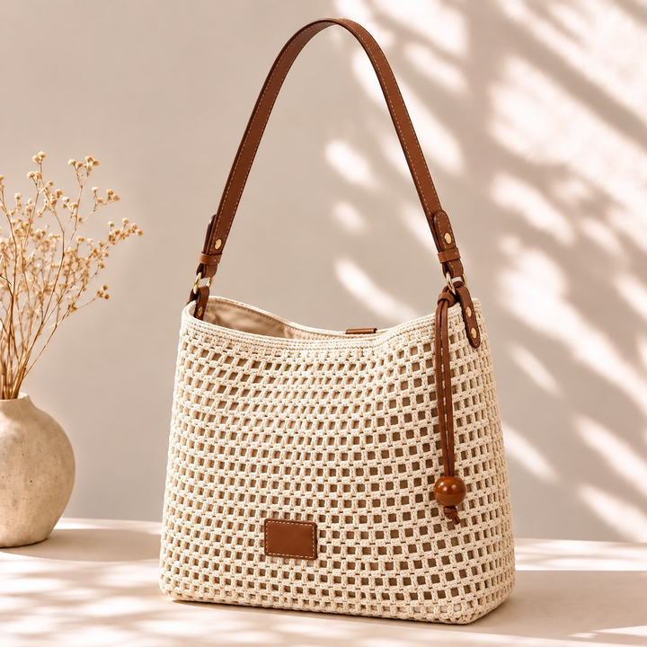 BRYONY | IVORY RIVIERA TOTE