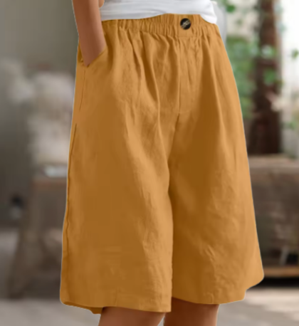GOLDIE | WIDE COMFORTABLE LEISURE SHORTS