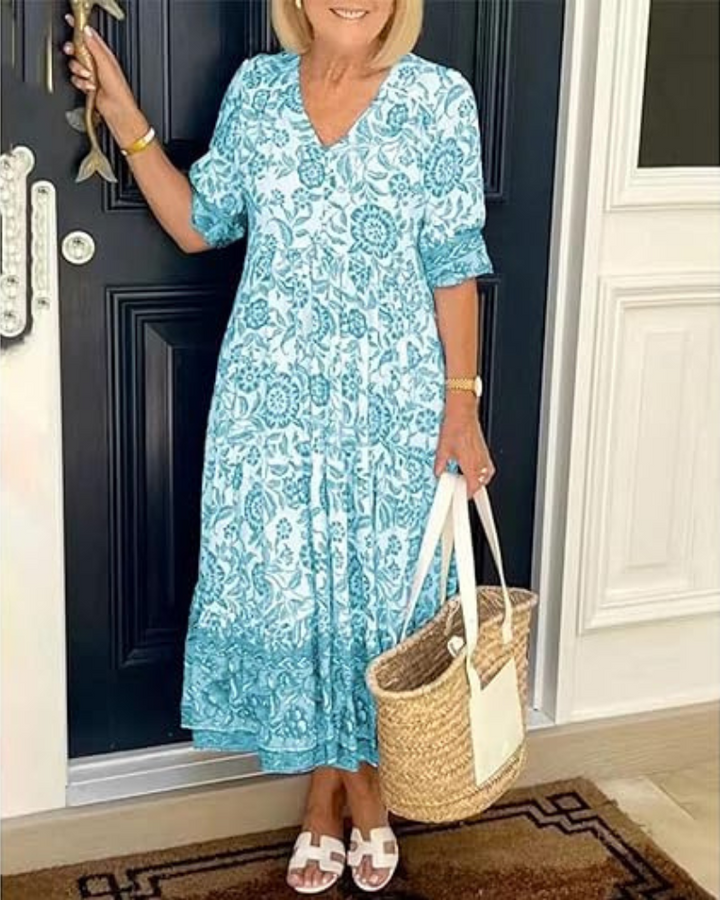 DIANE | ELEGANT AND AIRY FLORAL DRESS