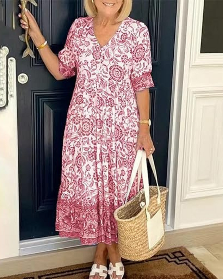 DIANE | ELEGANT AND AIRY FLORAL DRESS