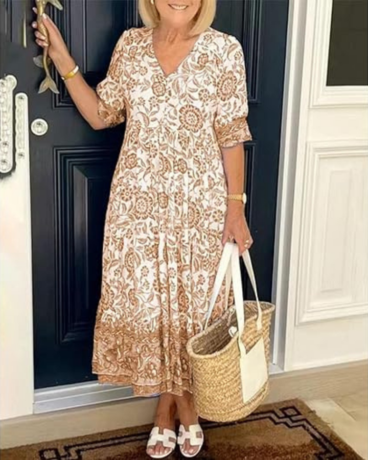 DIANE | ELEGANT AND AIRY FLORAL DRESS