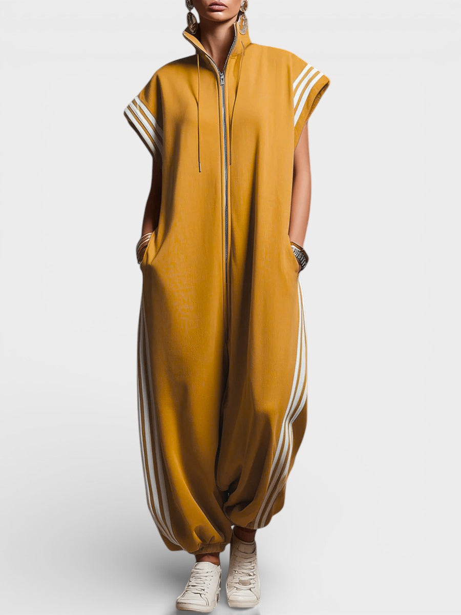 DOLORES | ZIP NECK JUMPSUIT