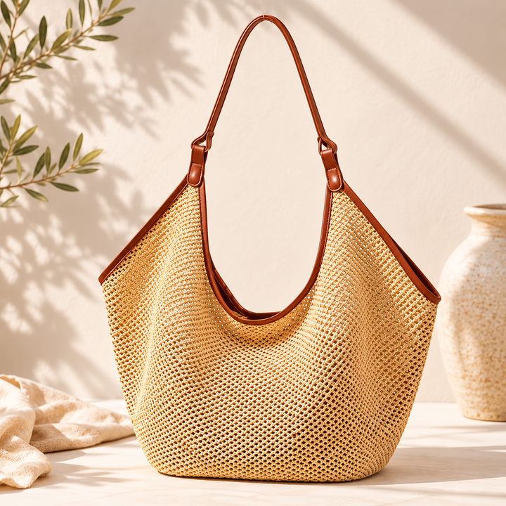 NORA | TAN BEACH TOTE