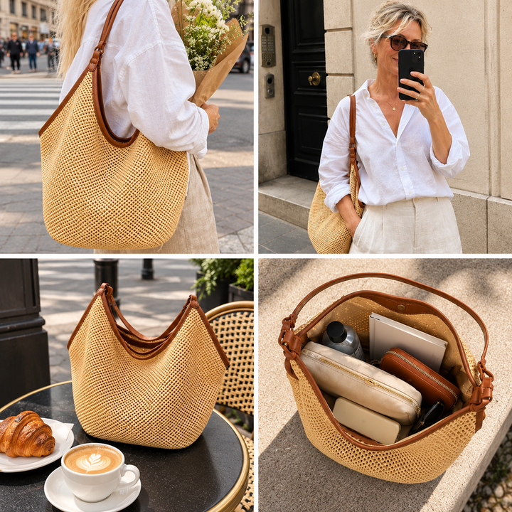 NORA | TAN BEACH TOTE