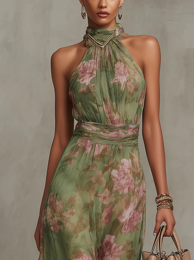 AUDREY | ELEGANT FLORAL SUMMER DRESS