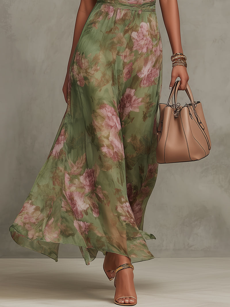 AUDREY | ELEGANT FLORAL SUMMER DRESS