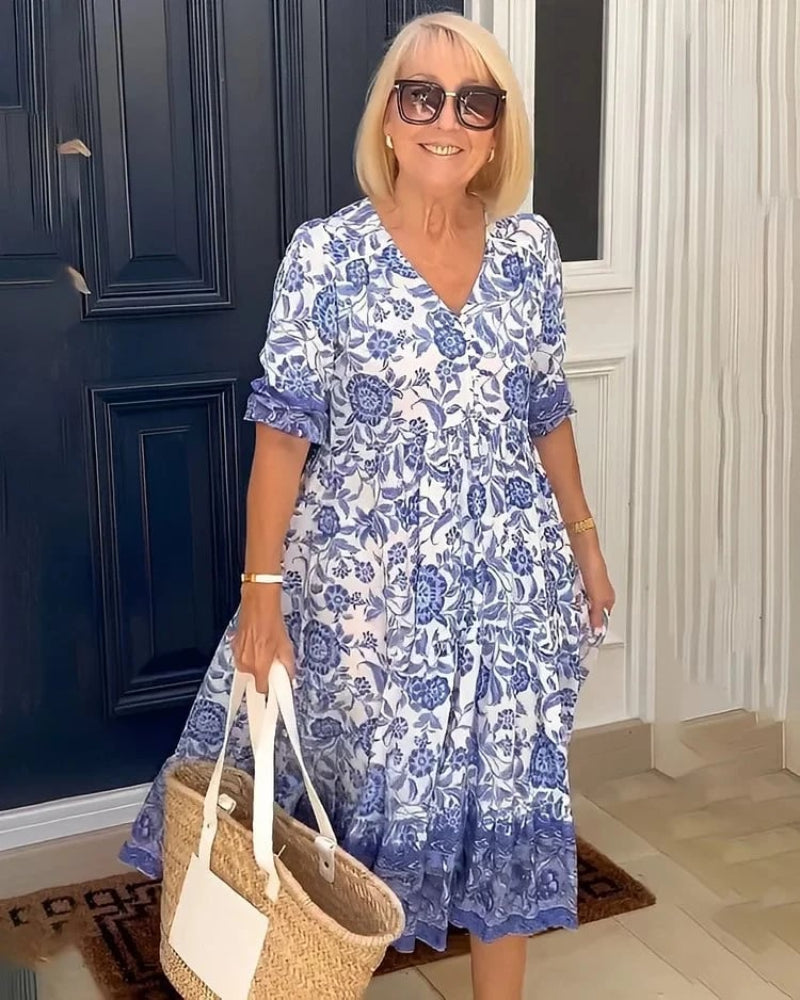 DIANE | ELEGANT AND AIRY FLORAL DRESS