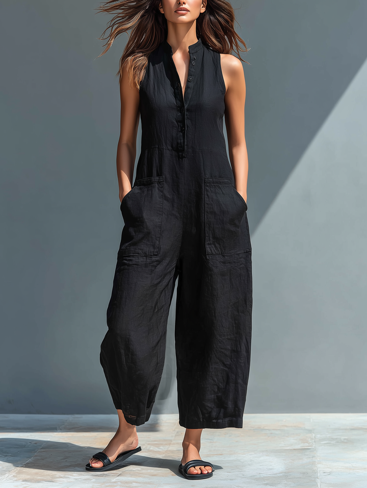 IRENE | ELEGANT SLEEVELESS JUMPSUIT
