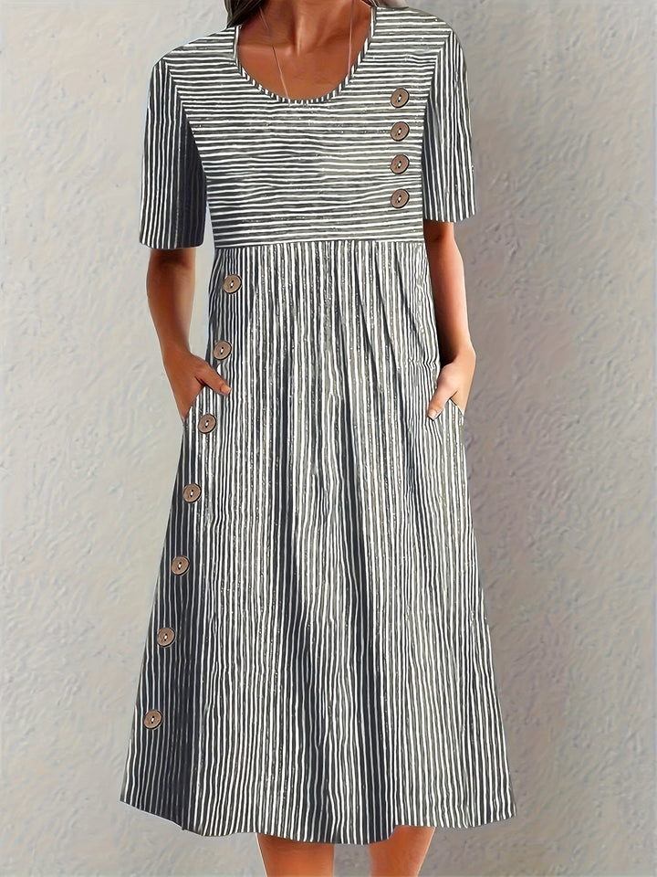 LEONA | STRIPED SUMMER DRESS