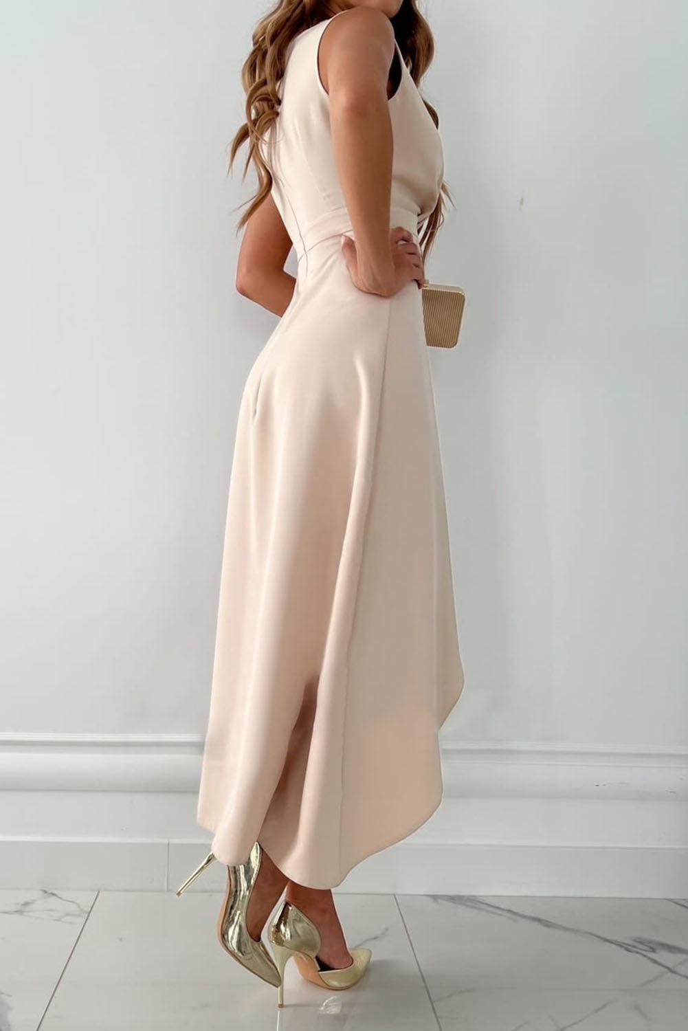 ISABELLA | DRESS WITH PINK PATTERN