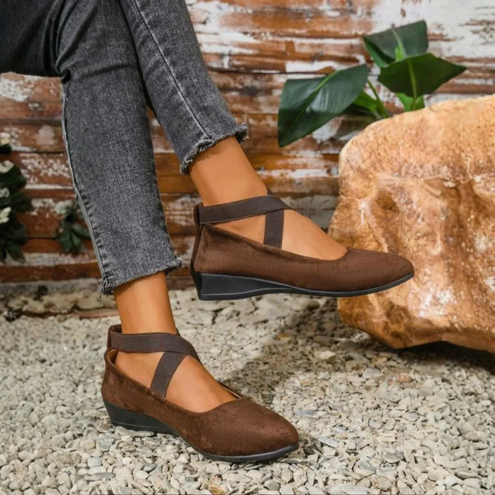 MABEL | CLOSED WEDGE BALLERINA SHOES