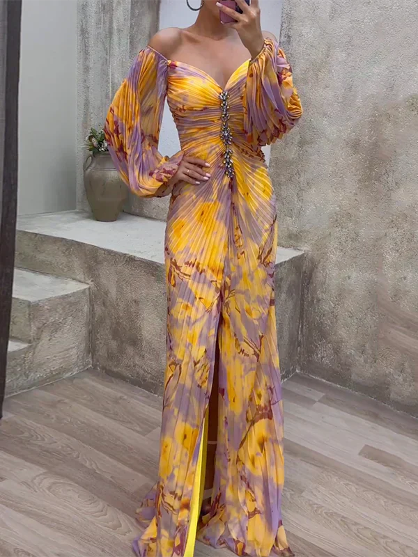 AMELIA | ELEGANT DRESS WITH V-NECK