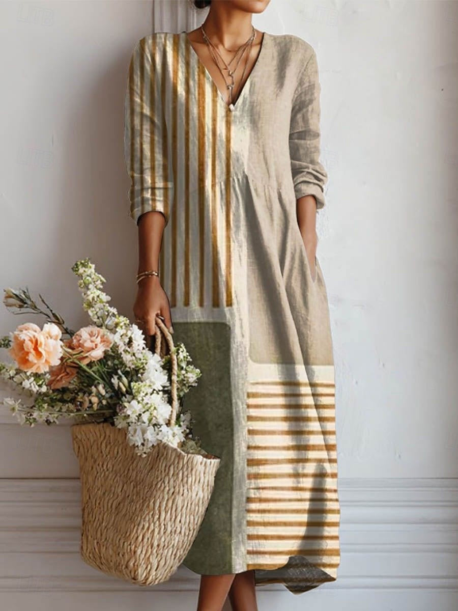 DILARA | BEIGE EVERYDAY COMFORT DRESS