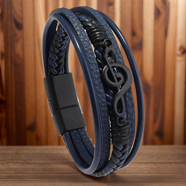 ROXANNE | LEATHER BRACELET FOR MUSIC LOVERS