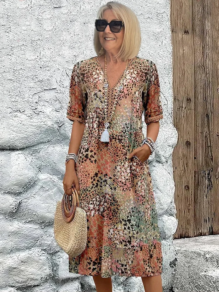 DARLENE | VIBRANT MIDI DRESS