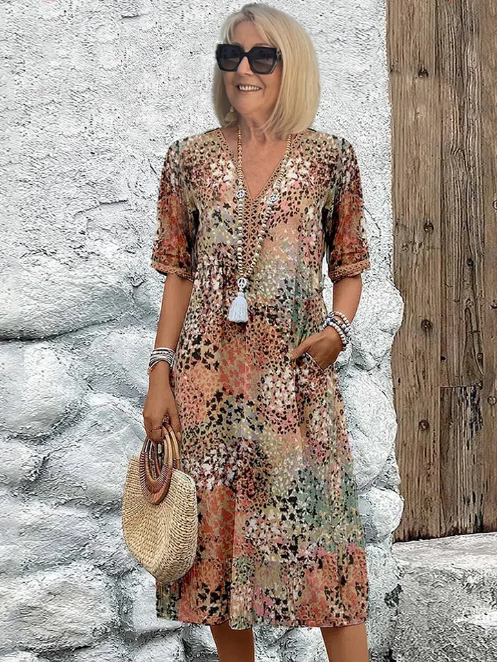 DARLENE | VIBRANT MIDI DRESS