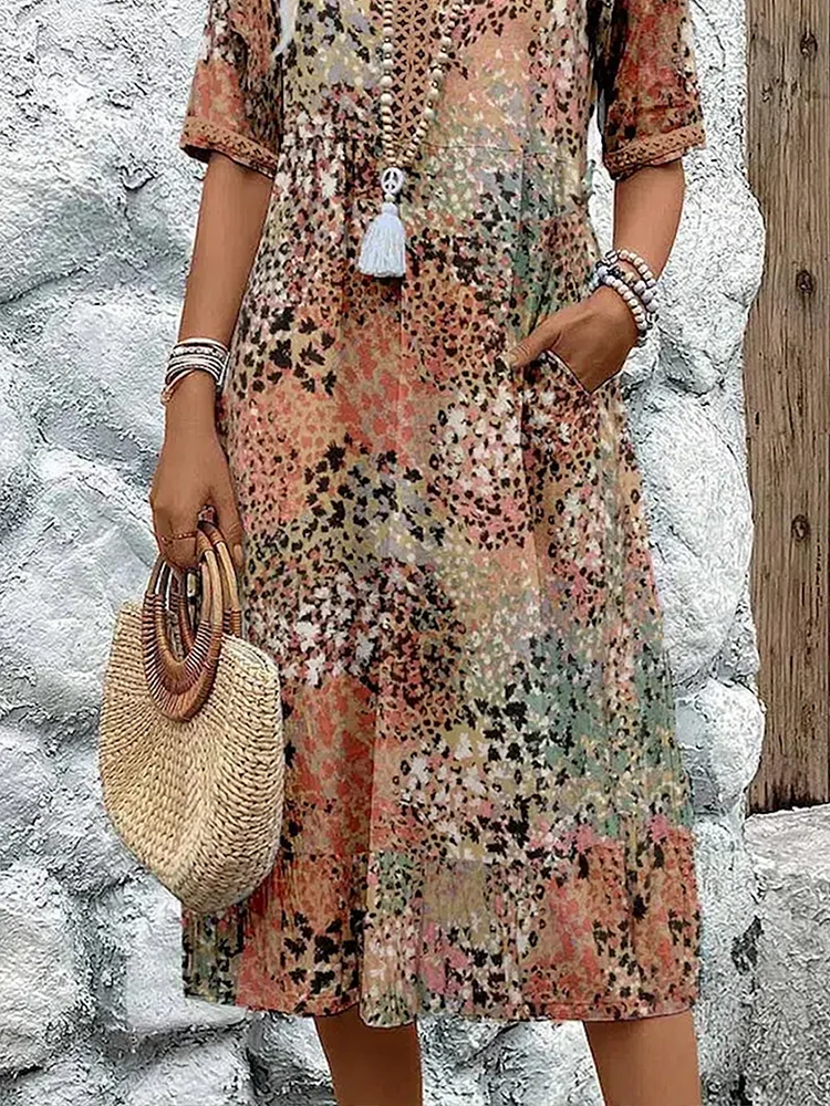 DARLENE | VIBRANT MIDI DRESS