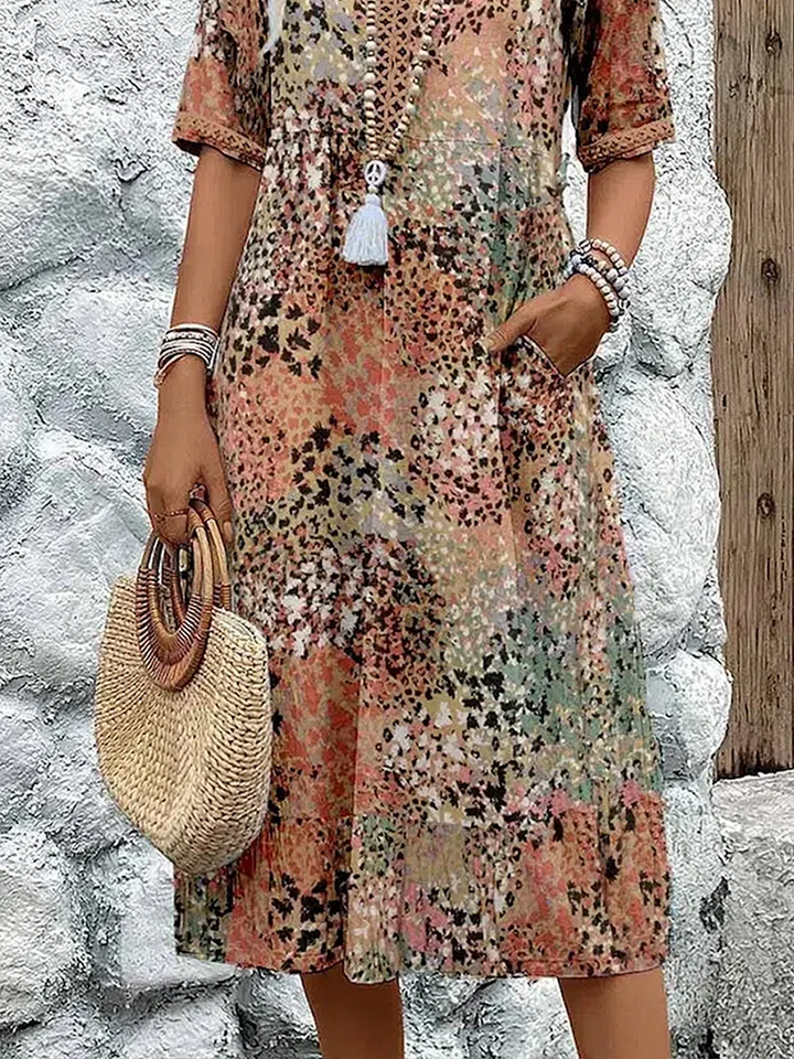 DARLENE | VIBRANT MIDI DRESS