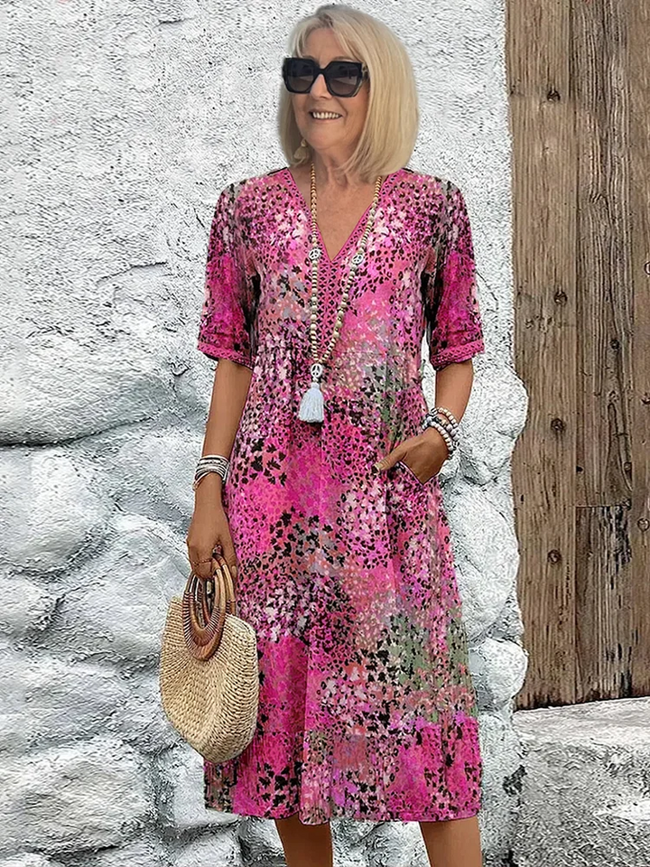 DARLENE | VIBRANT MIDI DRESS