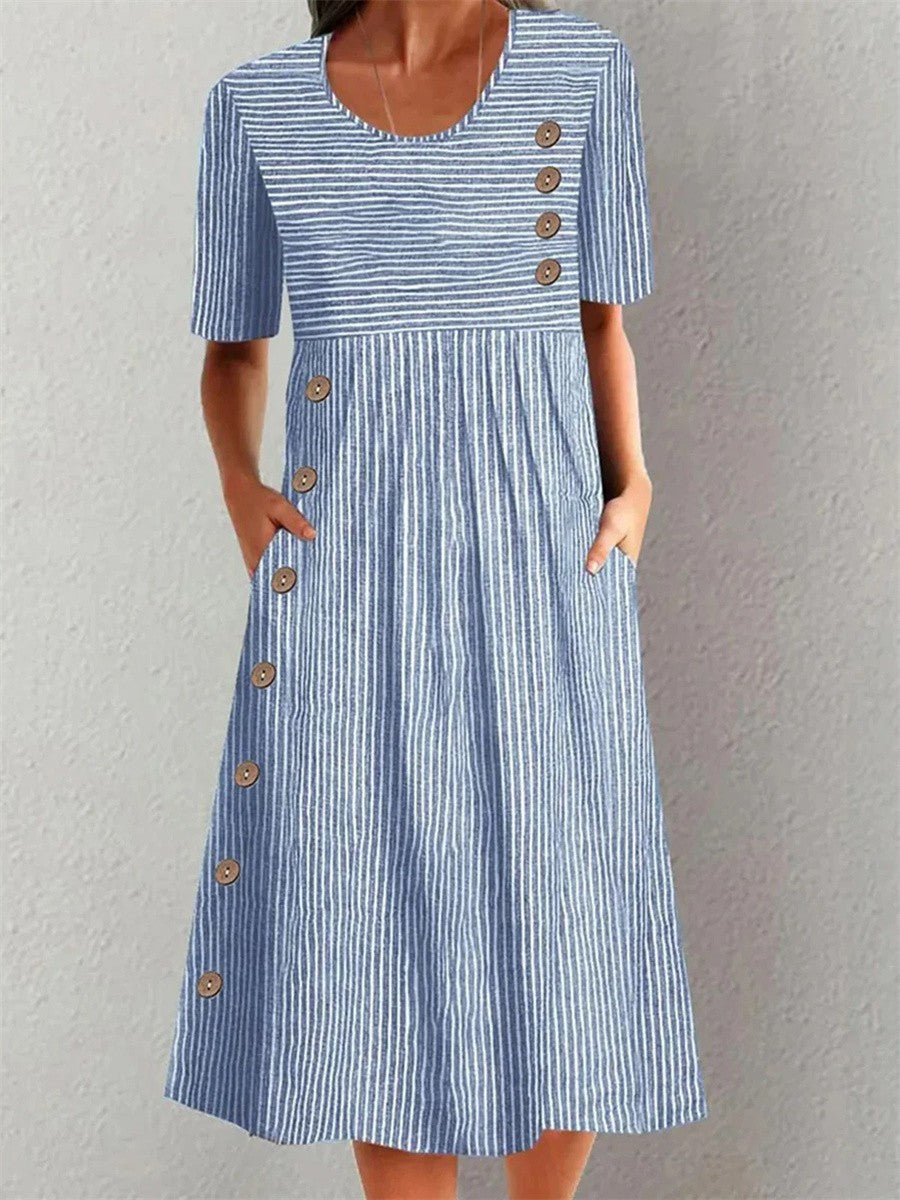 LEONA | STRIPED SUMMER DRESS