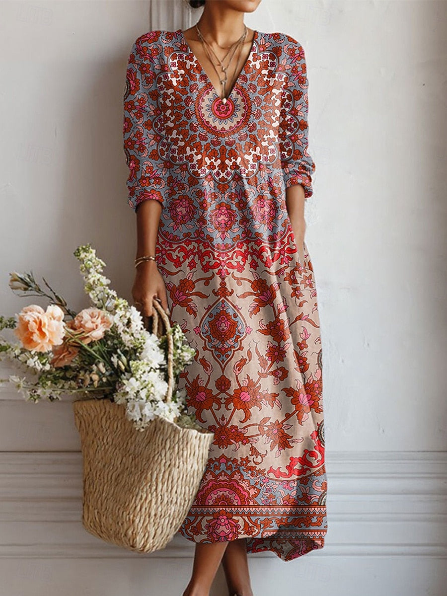 ESRA | RED EVERYDAY COMFORT DRESS