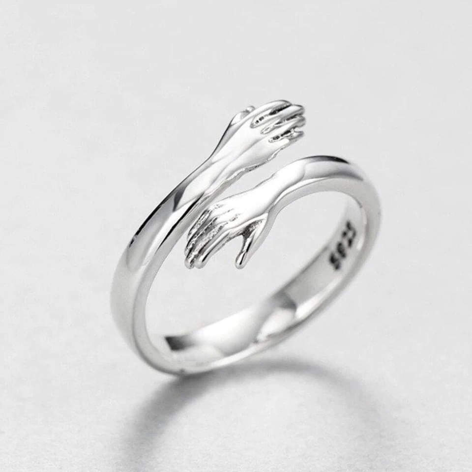 SOPHIA | SILVER ADJUSTABLE HUG RING