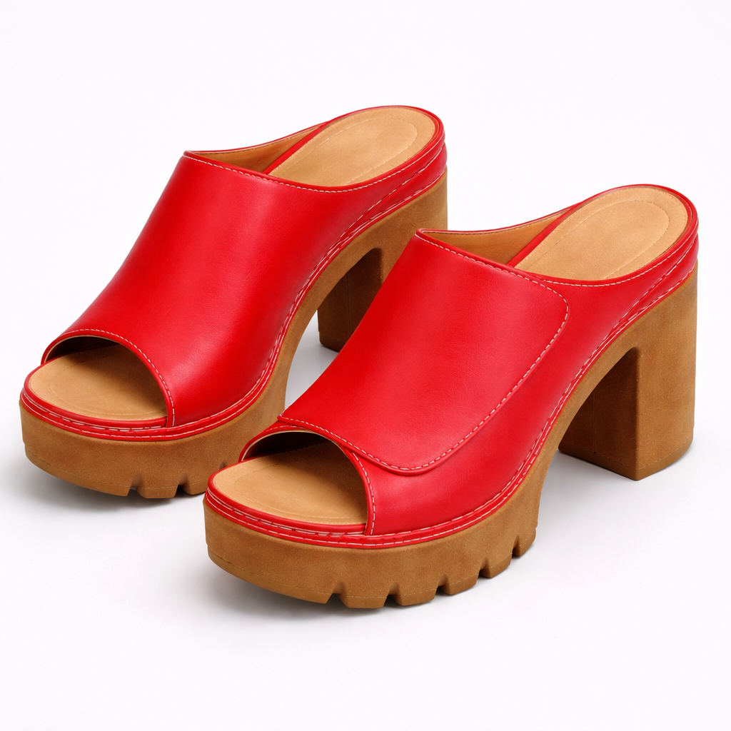 GENEVA | PLATFORM BLOCK HEEL MULE
