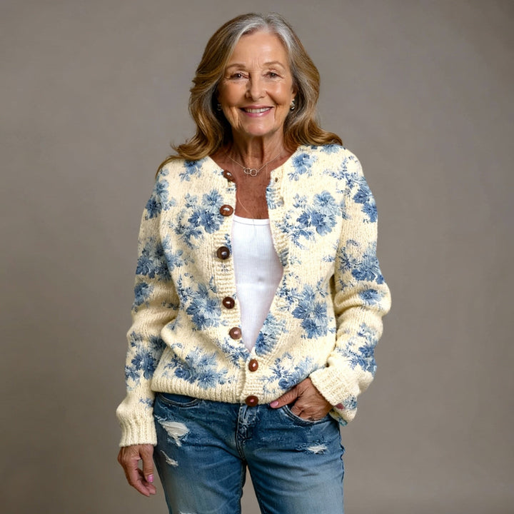 CIARÁN | FLORAL ART CARDIGAN