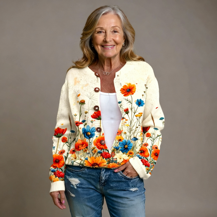 DERVLA | VINTAGE FLOWER CARDIGAN
