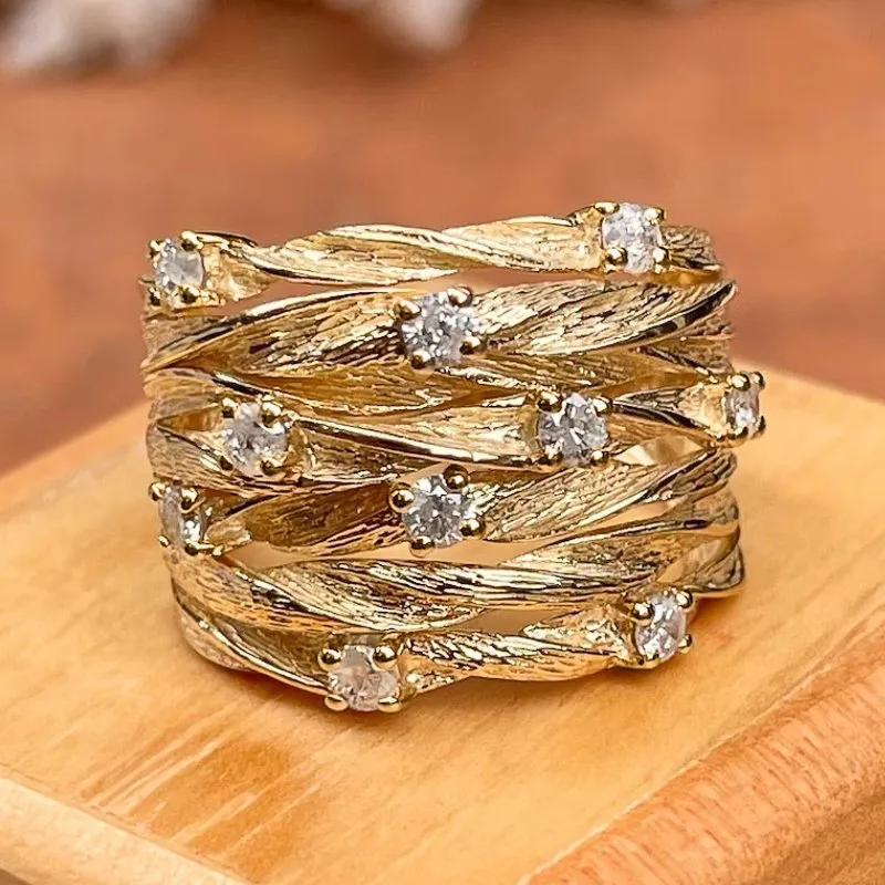 OLIVIA | CLASSIC GOLD VINTAGE RING