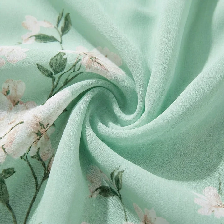 NADETTE | FLORAL LONG SLEEVE MIDI DRESS
