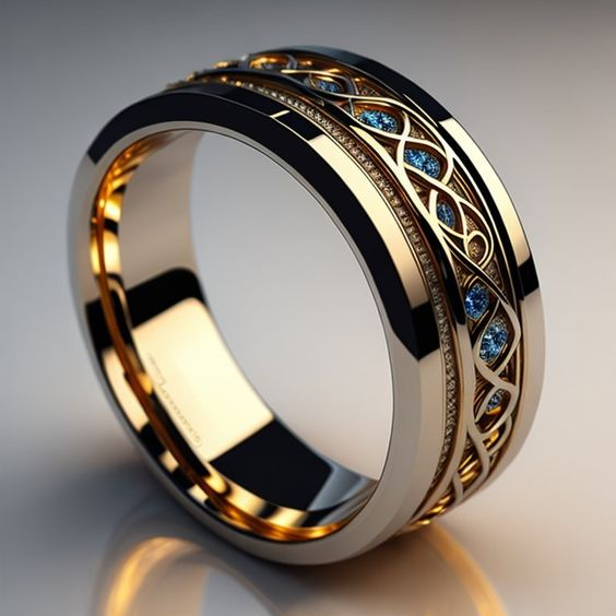 GRACE | VINTAGE GOLDEN INFINITY RING